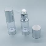 Transparent Plastic Cosmetic Airless Pump Bottles 30cc