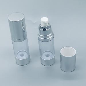 Quality Transparent Plastic Cosmetic Airless Pump Bottles 30cc wholesale