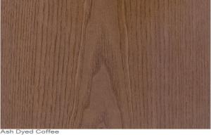 Quality 0.45 mm Tulip Dyed Wood Veneer Hotel Decoration , Door Veneer Sheets wholesale