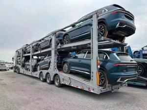 Quality Two Axle Air Suspension 6-8 Car Transport Semi Trailer wholesale