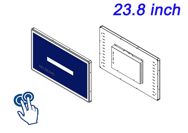 23.8-Inch Embedded Touch Screen for Kiosks, Medical Terminals, Industrial Equipment, and Payment Machines