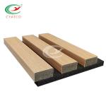 High Durability Wood Veneer Sound Absorbing Panels 21mm Fire Resistance