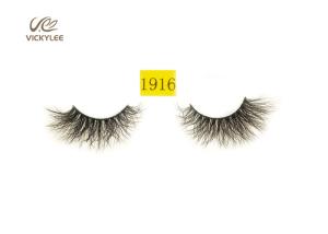 Quality Fan Shaped Thick 21mm Dramatic False Eyelashes wholesale