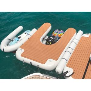 Quality Reinforced Grab Handles Drop Stitch Inflatable Jet Ski Dock For Boat wholesale