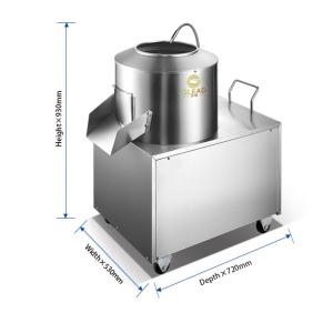 Quality Stainless Steel Commercial Hotel Potato Peeling Machine 80KG Capacity 150min/r Rotation Speed wholesale