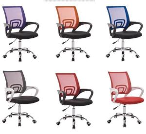 Quality Staff Chair Black Bow Lift Mesh Swivel Office Chair for Comfort and Breathable Seating wholesale