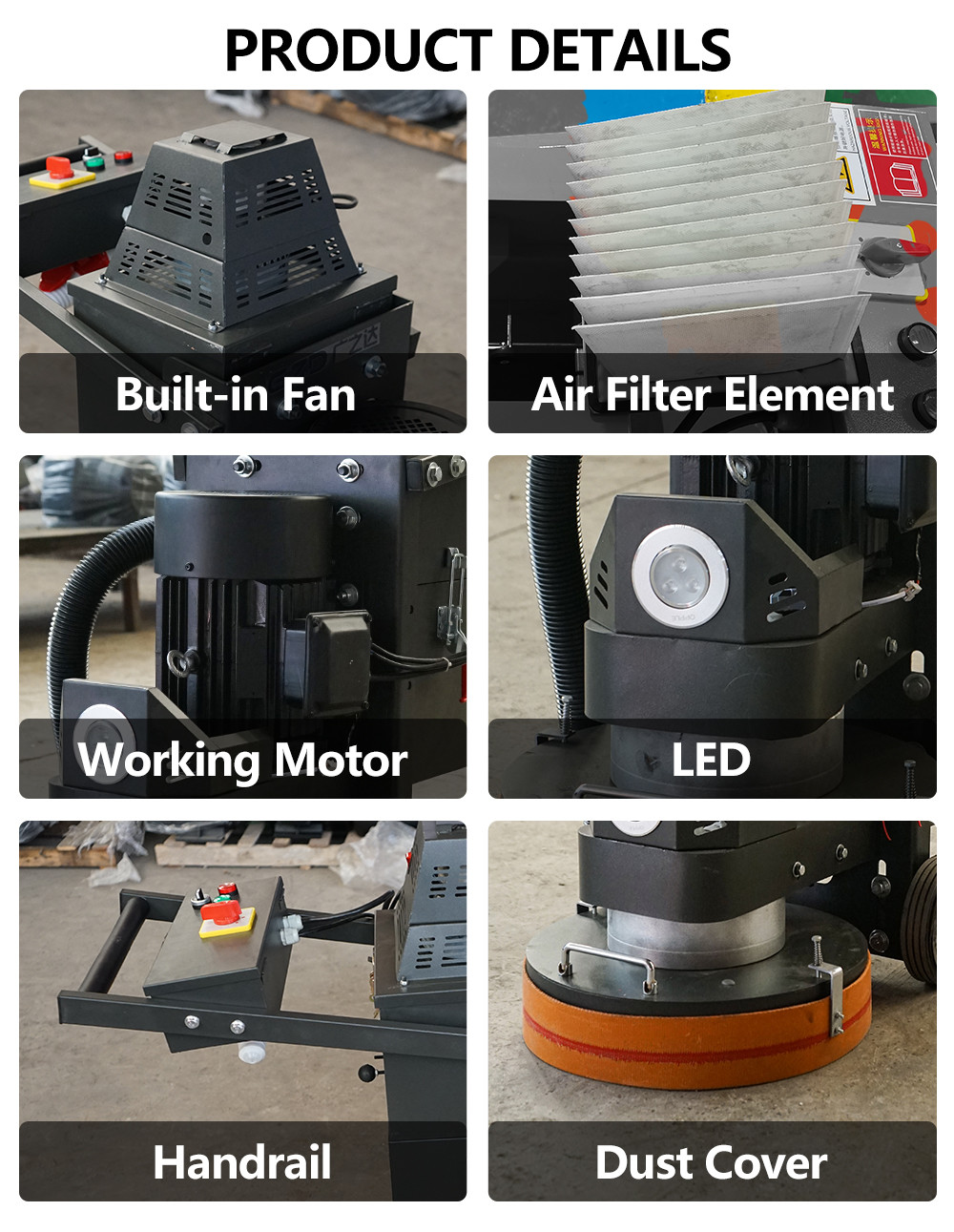 Concrete Grinding Machine Heavy-Duty Concrete Grinding Machine