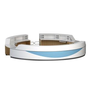 Quality White Counter Office Reception Desk Hospital Front For Clinic wholesale