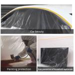 PE Plastic Film Transparent Crepe Paper Spray Painting Covering Car Taped