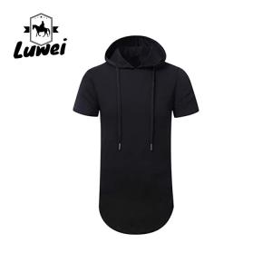 Quality Over Size Knitted Hip Hop Mens Gym Short Sleeve Streetwear Clothing Blank Long Pullover Men Hoodies &amp; Sweatshirt wholesale