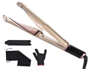 Quality Salon LCD Display 2 In 1 Flat Iron Hair Straightener wholesale