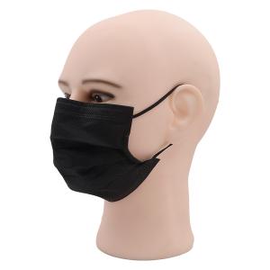 Quality Antibacterial EN14683 Black Disposable Surgical Mask For Hospital wholesale