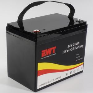 Quality 24V 30Ah LiFePO4 Battery 756Wh Deep Cycle Lithium Ion Battery For UPS wholesale