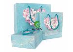 OEM Custom Reusable Shopping Bags , Luxury Coated Packaging Paper Shopping Bags