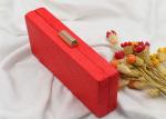 Handmade Rectangle Shape Evening Clutch Bags , Party Fashion Small Clutch Purse