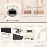 White Video Guest Book Plastic USB Compatible Phone Guestbook For Showers