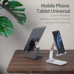 ABS Zinc Alloy Silicone Desktop Phone Stands Foldable Adjustable