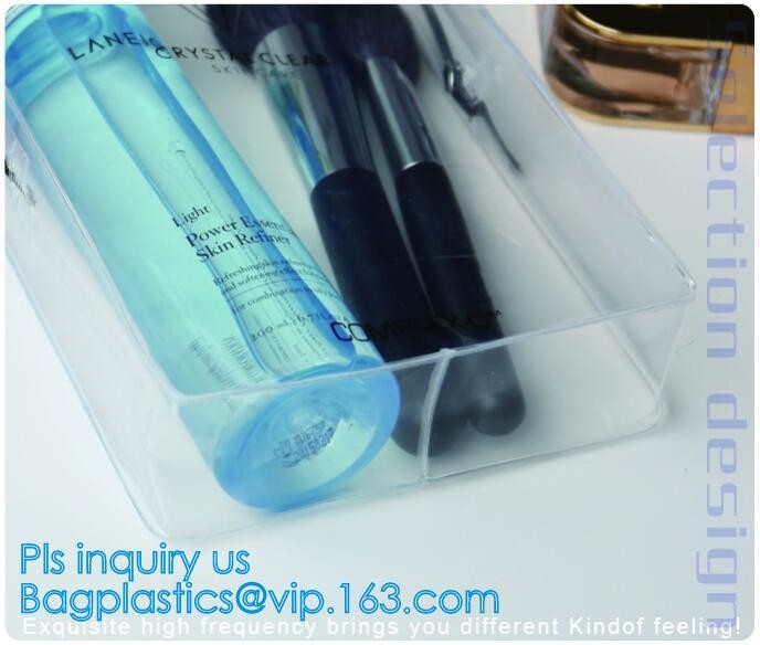 PVC Cosmetic Bag Makeup Brushes Bag Travel Wash Bag, Wash Cosmetic Bags Makeup Organizer Case MINI Hand