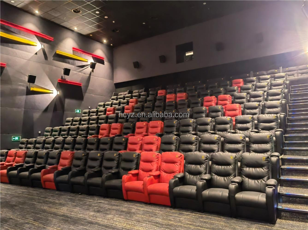 Modern Design Style Theater Cinema Chairs for Hall Auditorium Theatre Mail Packing