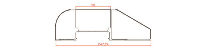 High Strength Aluminum Alloy Bed Head Wall Panels Modular Design For Hospital