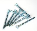 Custom Hardened Steel Concrete Nails Galvanized Twist Surface