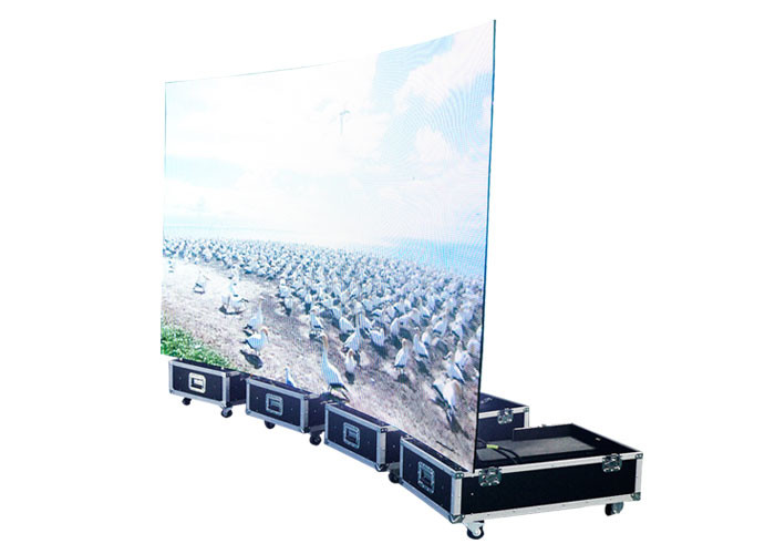 Mobile Led Video Display Panels Indoor / Outdoor , Flexible Led Screens For Advertising