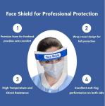 High Definition Antibacterial Face Shield PET Clear Face Visor
