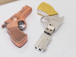 Quality Kongst special usb flash drives/gun shaped usb metal marvel usb wholesale