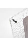 OEM Transparent Small Picture Frames Double Sided 30.5x30.5cm Plastic Photo