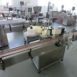 High Accuracy HMI Automatic Water Bottle Labeling Machine 0.7kw