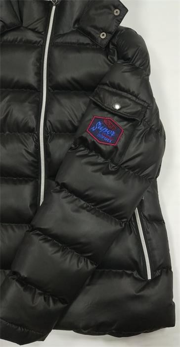 Ladies Long Black Puffa Coats For Womens Long Padded Jacket With Fur Hood