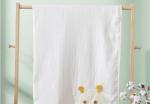 Natural Healthy Soft Cotton Gauze Fabric 150gsm Infants Bath Towels