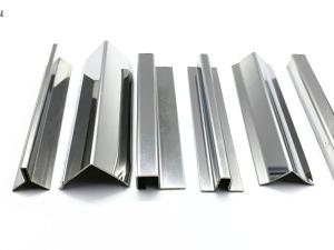 Quality Inside Corner Stainless Steel Metal Bullnose Border Edge Trim 2.5m wholesale