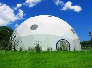 Quality Durable Steel Frame Large Dome Tent , Geodesic Exhibition Event Tents wholesale