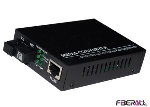 Quality Durable WDM Media Converter , Fiber Optic Media Converter Gigabit Auto Negotiation wholesale