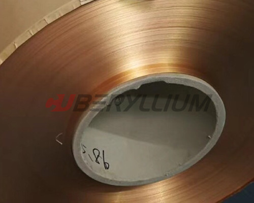 C17410 Beryllium Copper Strip ASTM B768 0.35x200mm For Spring Contacts
