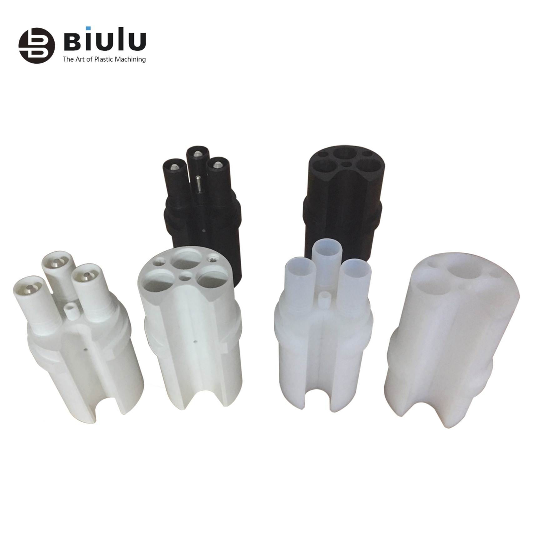 Precision Plastic CNC Machining Solid Plastic Block POM GF30 Parts