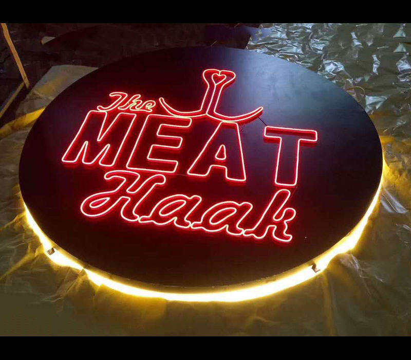 Commercial Service Equipment Indoor Decor Gold Letters Signs Light Box Store Led Letters Light Box