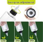 8oz Plastic Squeezing Bottles, Clear Oil Dispenser Dropper Bottle Applicator