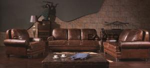 Quality classic Europe style 1+1+3 leather sofa set furniture wholesale