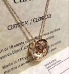 Same Brand Quality Jewelry Diamond Necklace Design Love Necklace 18K Gold