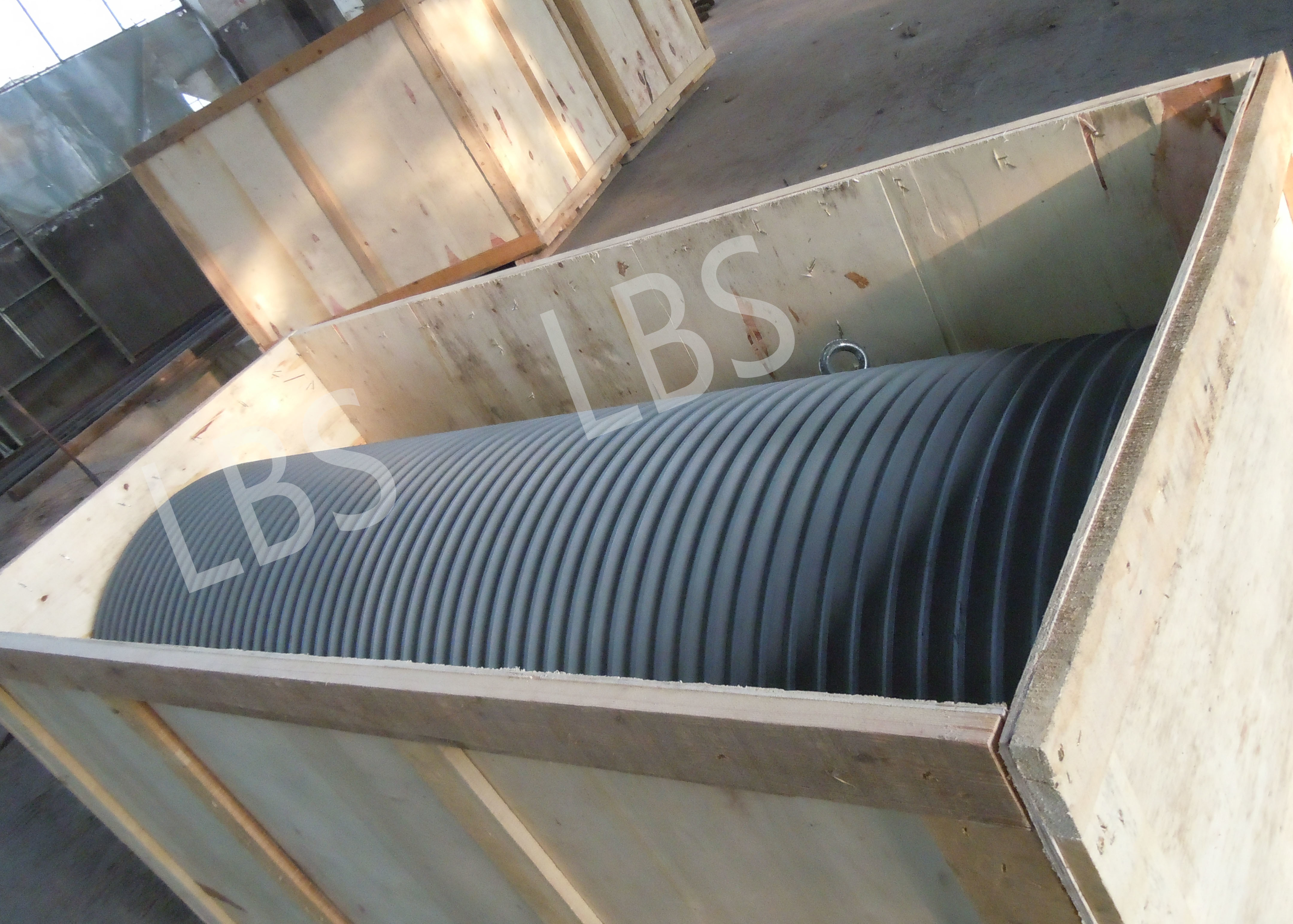 6mm Wire 25 Layes Grooved Drum Sleeves CNC Machining For Winch Machine