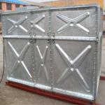 Strong Plate Panel Galvanised Steel Water Tank , Bolt Assembly 250 Gallon
