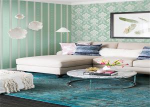 Quality PVC Washable Vinyl Wallpaper Classical Damask For Sofa Wall Background wholesale