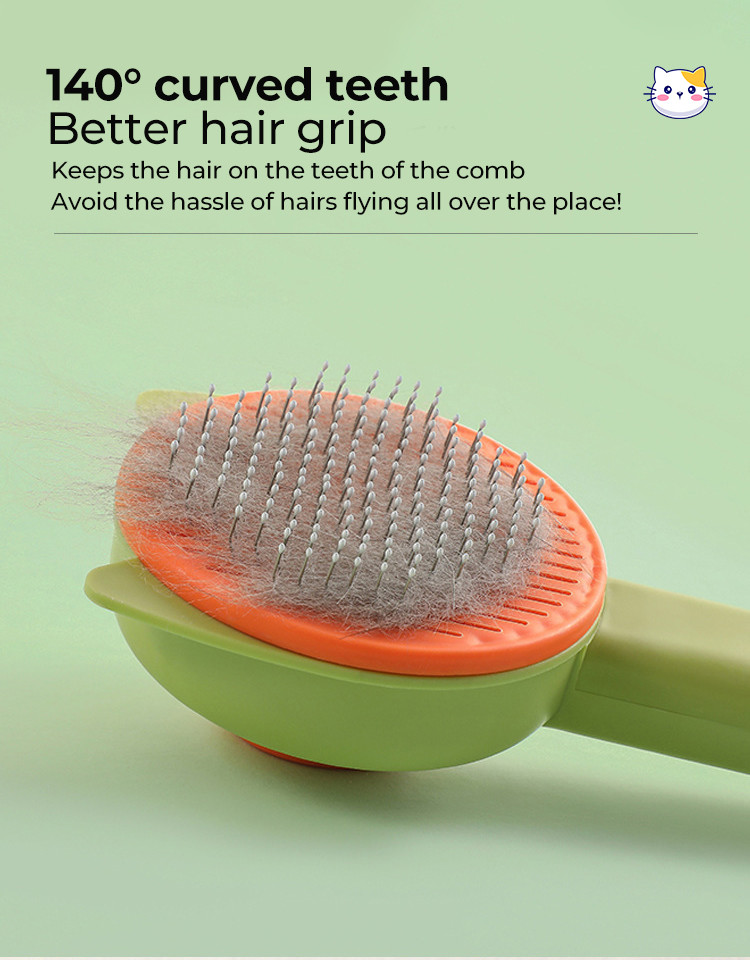 New Pet Hair Cleaner Brush Grooming Steel Needle Comb Brush For Dogs And Cats
