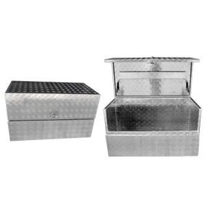 Quality Truck trailer chekcer plate aluminum tool box wholesale