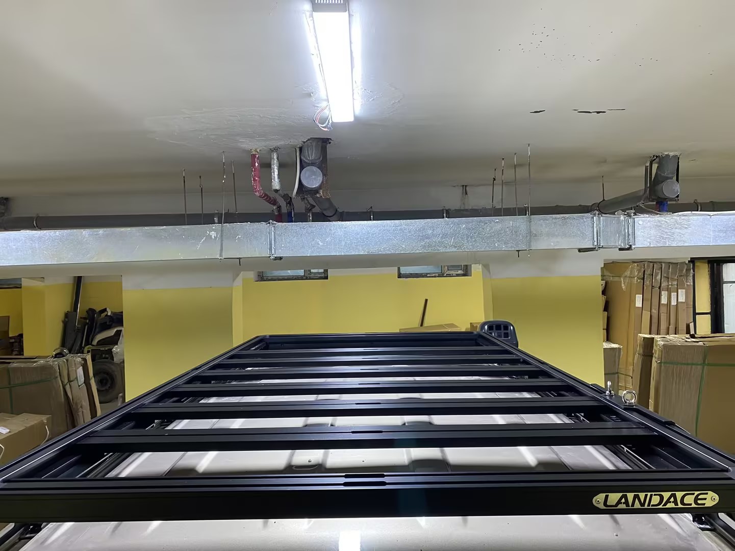 T-Slot Horizontal Slats Car Roof Racks with Powder Coating Tray Style Rack