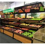 Organic Natural Fruit And Veg Rack , Fruit And Veg Display Stands