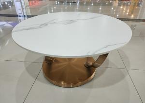 Quality High Temperature Baking 55cm Stainless Steel Marble Coffee Table wholesale