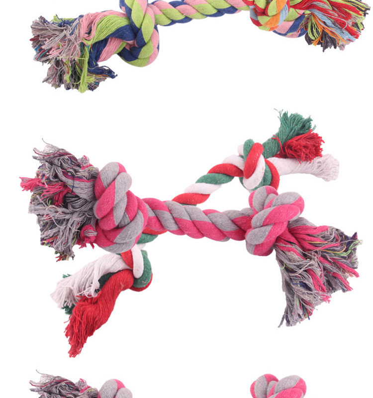 Pet Toy Hand-woven Set Chew Interactive Chew Cotton Dog Rope Toys Small Animals